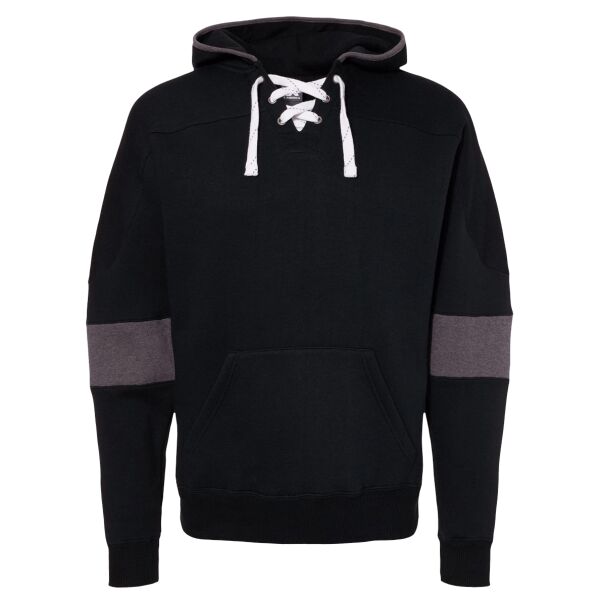 Men's Sport Lace Colorblocked Fleece Hooded Sweatshirt Thumbnail