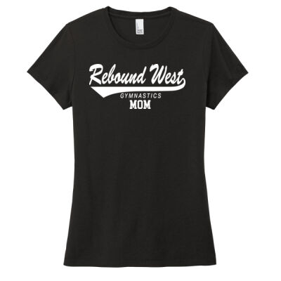 RBW Women's Mom Tail Tee "White Print" Thumbnail